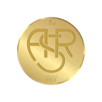 Moneta Oro AS Roma Monogramma ASR 5g