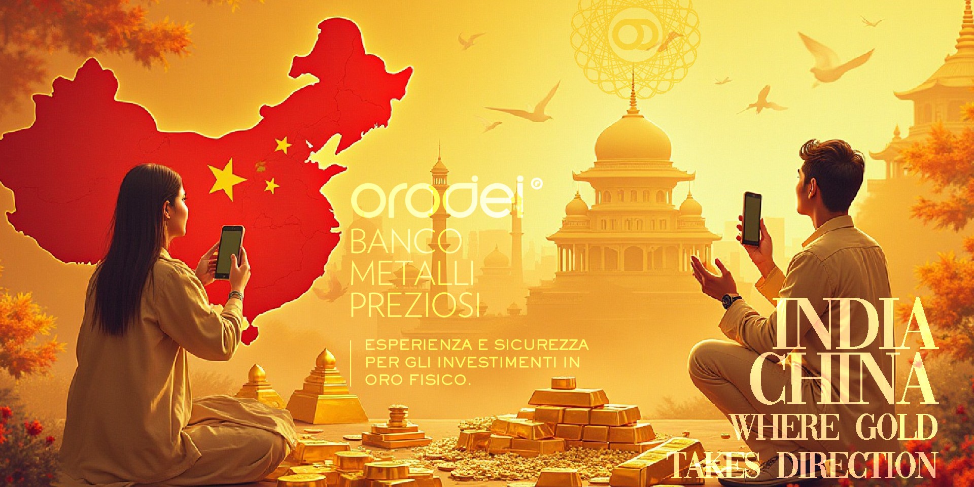 Orodei Banco Metalli Preziosi: La domanda asiatica traina l'oro: India e Cina si alternano nel dettare l'andamento dei prezzi