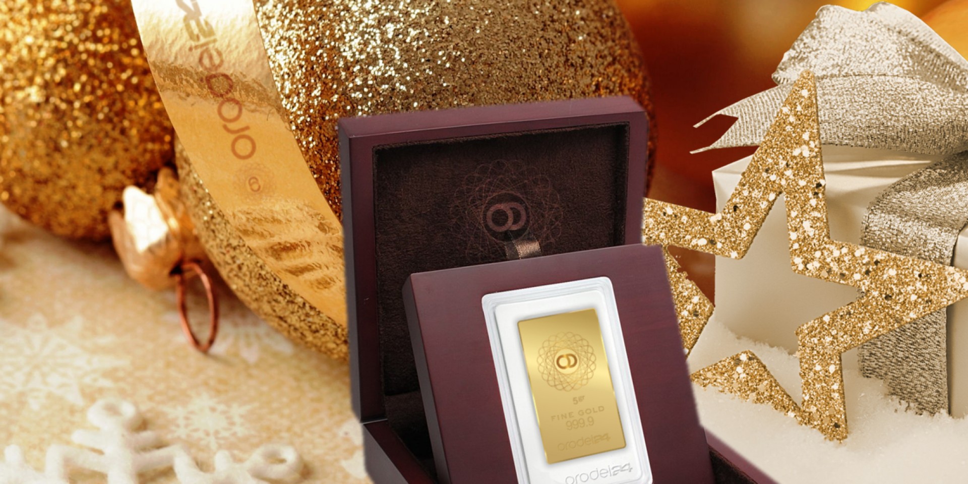 Regali d’oro per le festività natalizie
