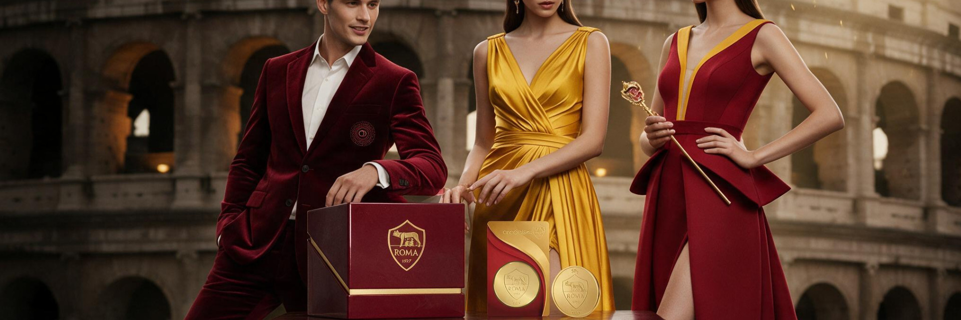La Collezione Ufficiale in Oro dell’AS Roma